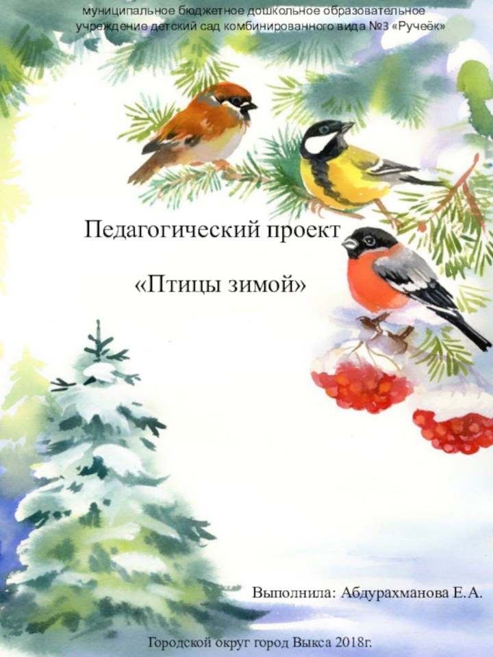 «Птицы зимой»