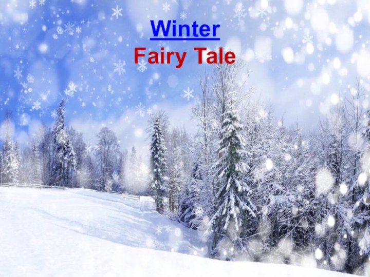 Winter Fairy Tale