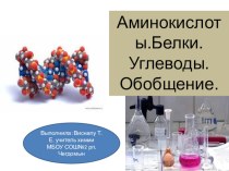 Презентация по химии на тему Аминокислоты. Белки. Углеводы. обобщение.