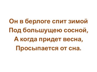 Презентация по внеурочной деятельности (развитие речи) Описание животного.