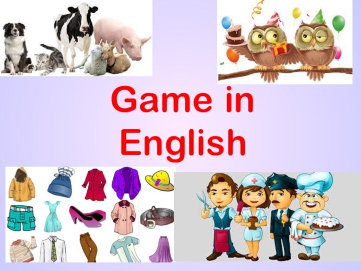 Game in English