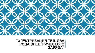 Презентация по физике на тему Электризация тел (8 класс)