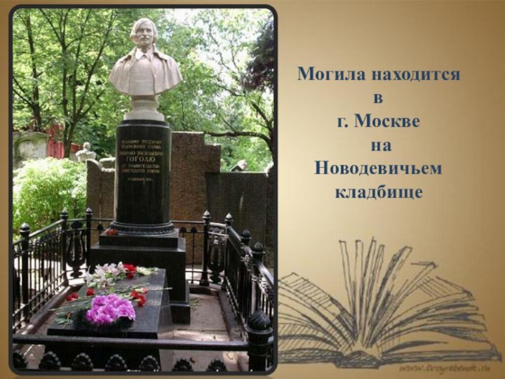 Могила находится  в  г. Москве  на Новодевичьем кладбище