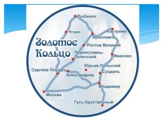 Презентация к уроку по ОМ 3 класс Золотое кольцо России