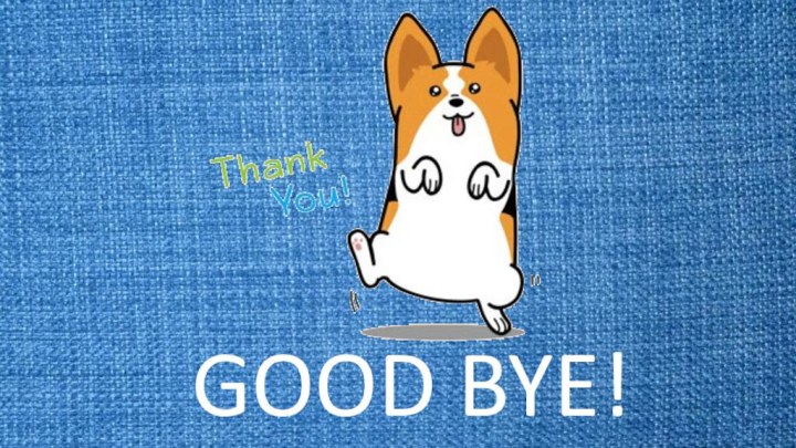 GOOD BYE!