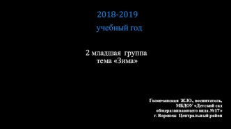 РППС в ДОУ - 2 младшая группа