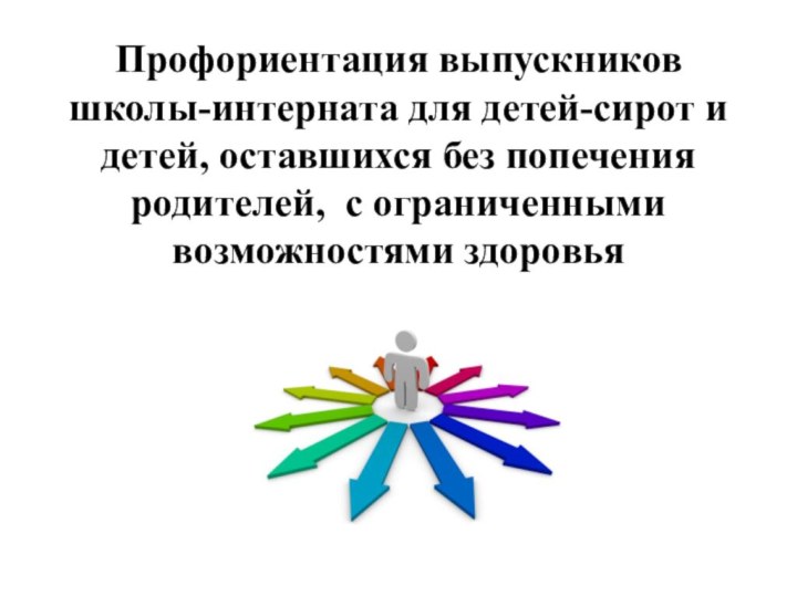 Профориентация выпускников школы-интерната для детей-сирот и детей, оставшихся без попечения родителей,