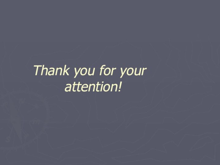 Thank you for your attention!