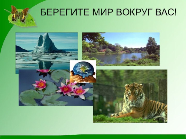 БЕРЕГИТЕ МИР ВОКРУГ ВАС!