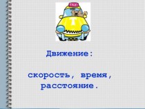 Презентация к уроку математики Задачи на движение