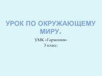 Окружающий мир Развитие живых организмов