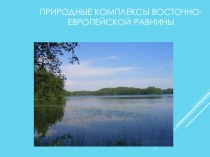 Презентация по Географии Природные комплексы Русской Равнины