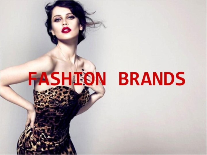 Fashion brands
