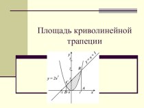 Презентация по математике к уроку по теме  Площадь криволинейной трапеции