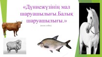 Презентация по географии на тему Дүниежүзінің мал шаруашылығы (10 класс)