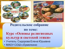 ОРКСЭ 3 класс Выбор модуля