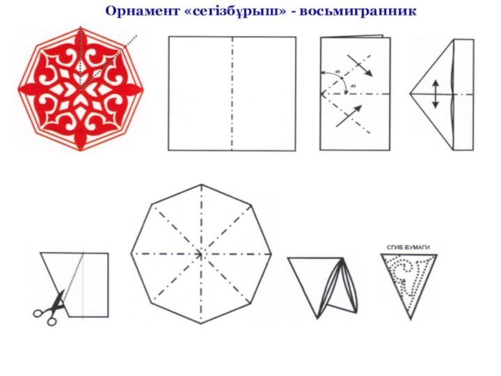 Орнамент «сегізбұрыш» - восьмигранник