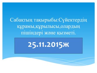 Адам денесінің сүйектері, ossa, тірек-қимыл мүшелерінің ішіндегі жұмсақ тіндердің тірегі және бұлшықеттердің қозуы кезінде рычаг қызметін атқаратын маңызды құрылым. Адамның денесіндегі 200-ден астам тақ және жұп сүйек-тер адамның қаңқасын немесе скелетін