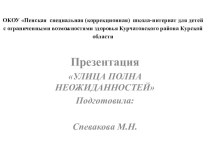 Презентация по ПДД Улица полна неожиданностей