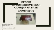 Презентация к проекту по технологии: Орнитологическая станция на базе кормушки