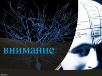 Презентация по общей психологии на тему Внимание