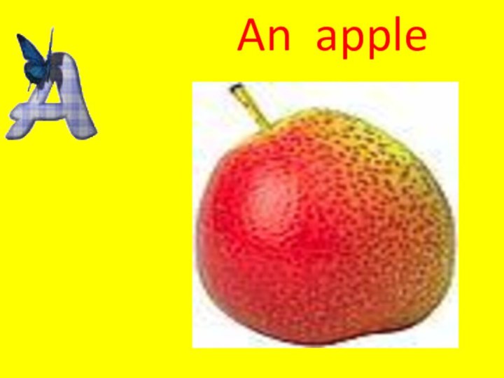 An apple