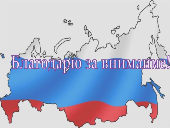 Благодарю за внимание!