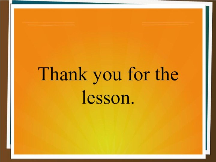 Thank you for the lesson.