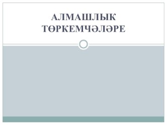 Презентатция по татарскому языку на тему Алмашлык