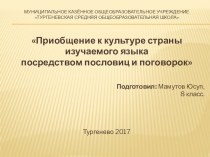 Презентация по английскому языку на тему Сравнение английских и русских пословиц.Трудности их перевода