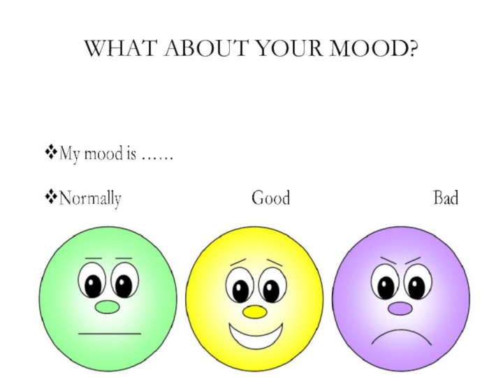 What about your mood?