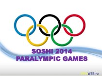 Sochi 2014. Paralympic games