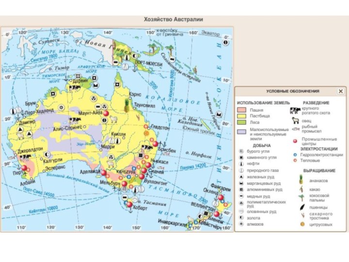 Промышленная специализация городов австралии
