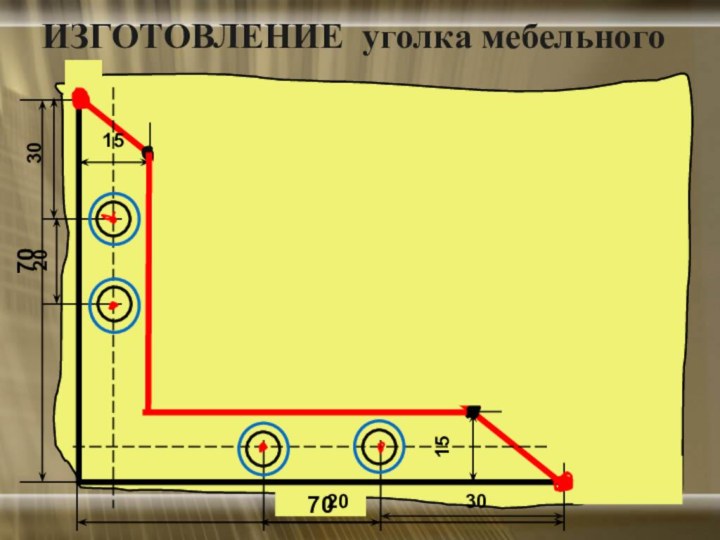 ИЗГОТОВЛЕНИЕ уголка мебельного7070151530203020