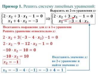 Презентация по физике на тему Решение систем уравнений методом Крамера