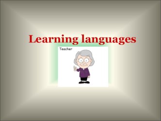 8- Learning languages презентация