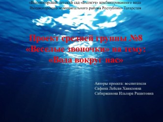 Экологический проект Вода вокруг нас