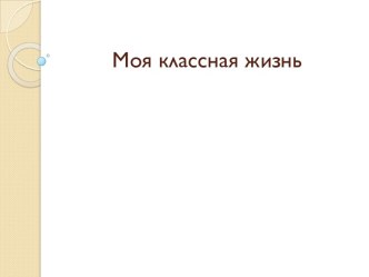 История работы классного руководителя