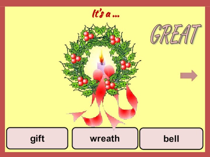 It’s a ...bellwreathgiftGREAT