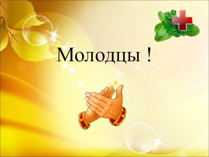 Молодцы !