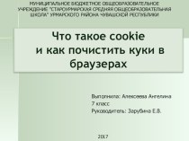 Презентация по информатике на тему Cookie