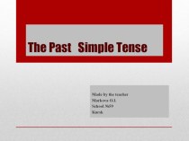 Презентация The Past Simple Tense к УМК Enjoy English М.З. Биболетова, Н.Н. Трубанёва (5 класс)