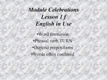 Презентация по английскому языку на тему Словообразование (9 класс)