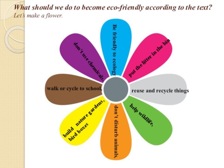 What should we do to become eco-friendly according to the text?