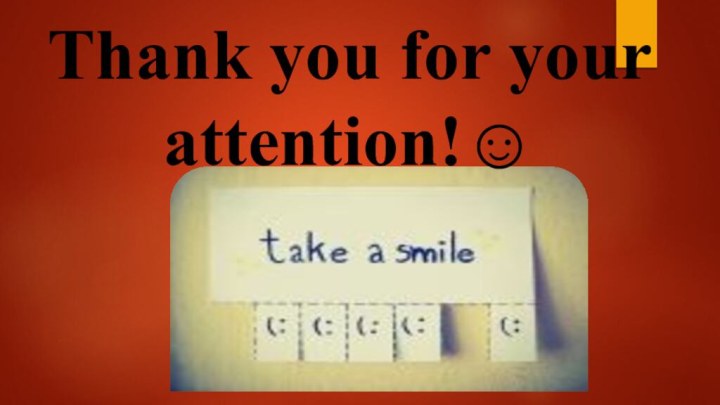 Thank you for your attention!