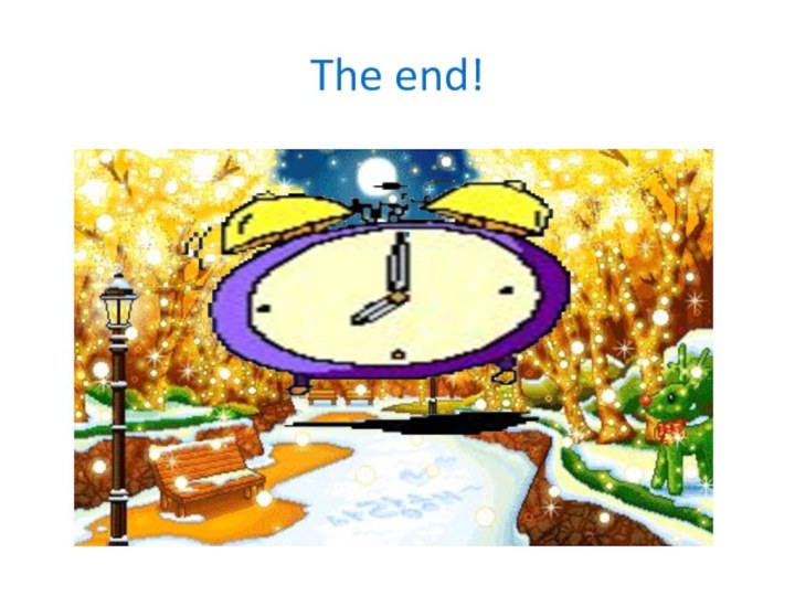 The end!