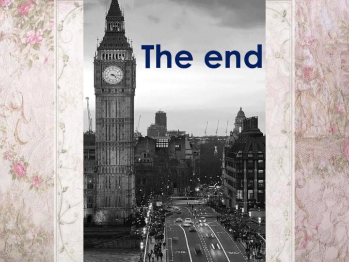 The end