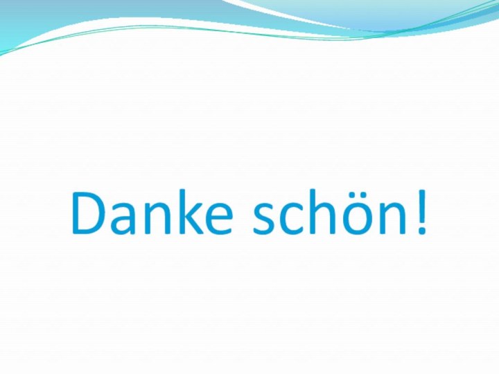 Danke schön!