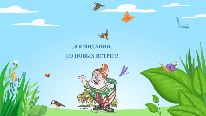 ДОСВИДАНИЯ,  ДО НОВЫХ ВСТРЕЧ!