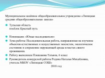 Е исследователи экологического состояния окружающей среды родного края.